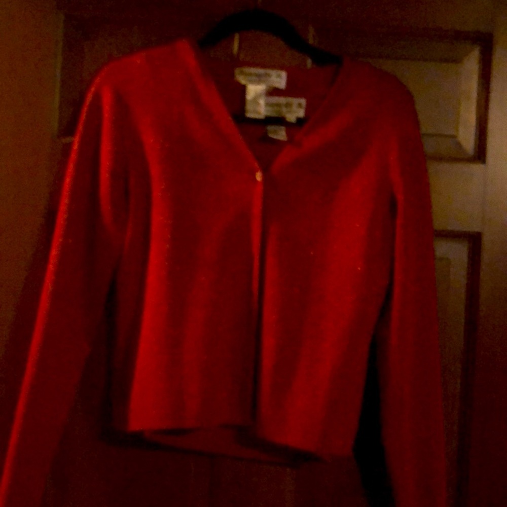 Holiday cardigan set